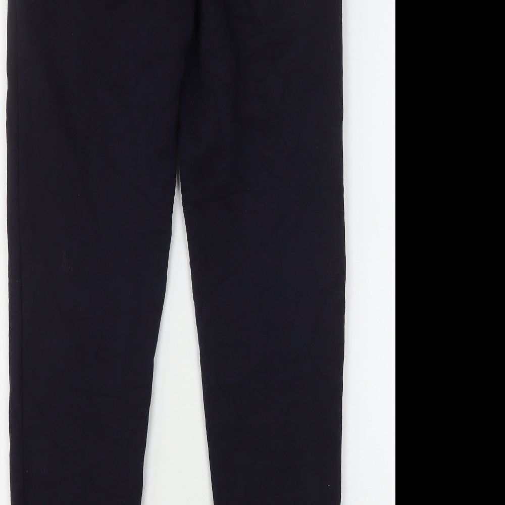 Superdry Womens Blue  Cotton Sweatpants Trousers Size 8 L27 in Regular Drawstring
