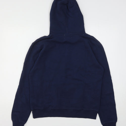 Voi Jeans Mens Blue  Cotton Pullover Hoodie Size M