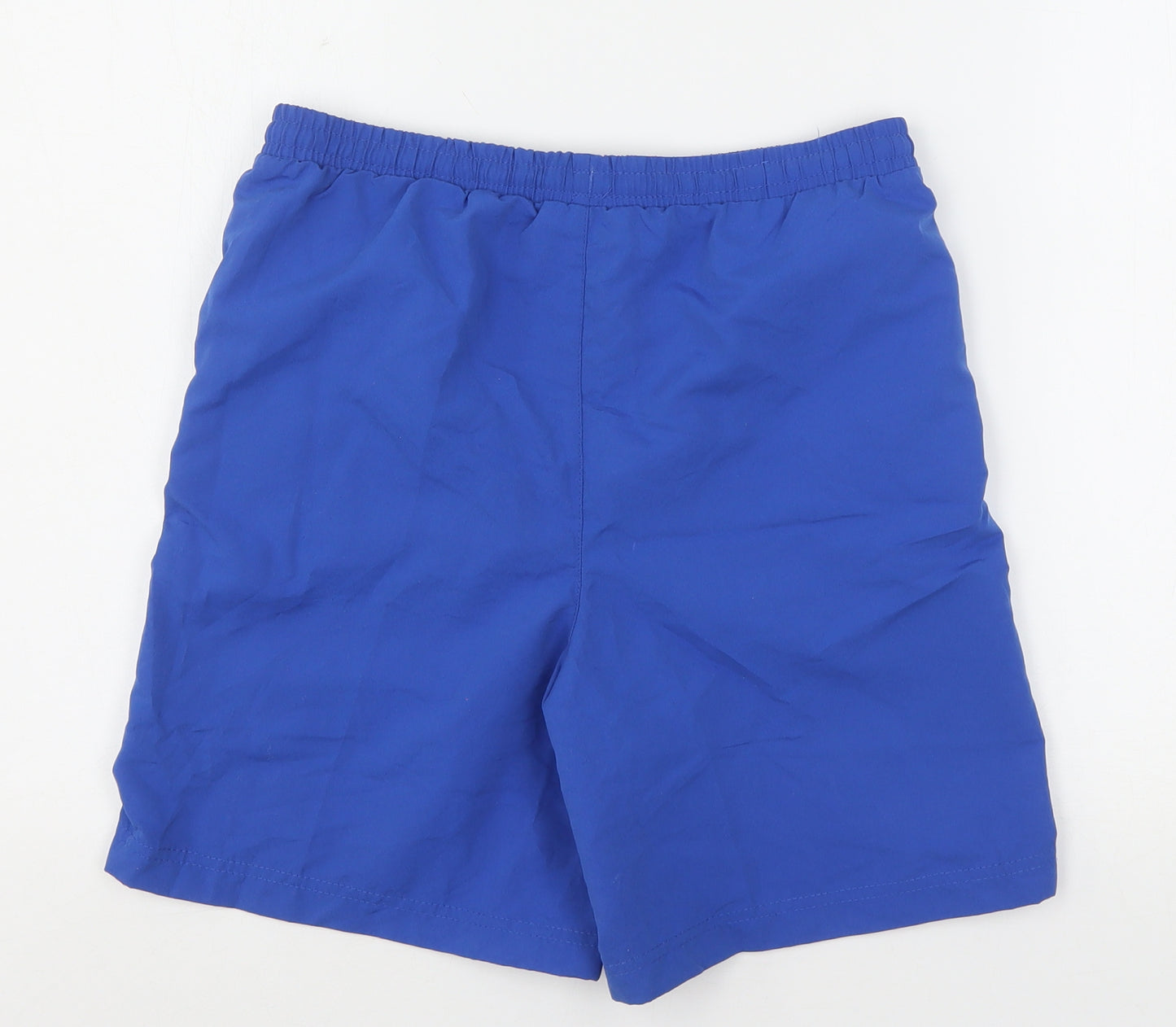 Slazenger Boys Blue  Polyester Bermuda Shorts Size 13 Years  Regular Drawstring - Swim Shorts