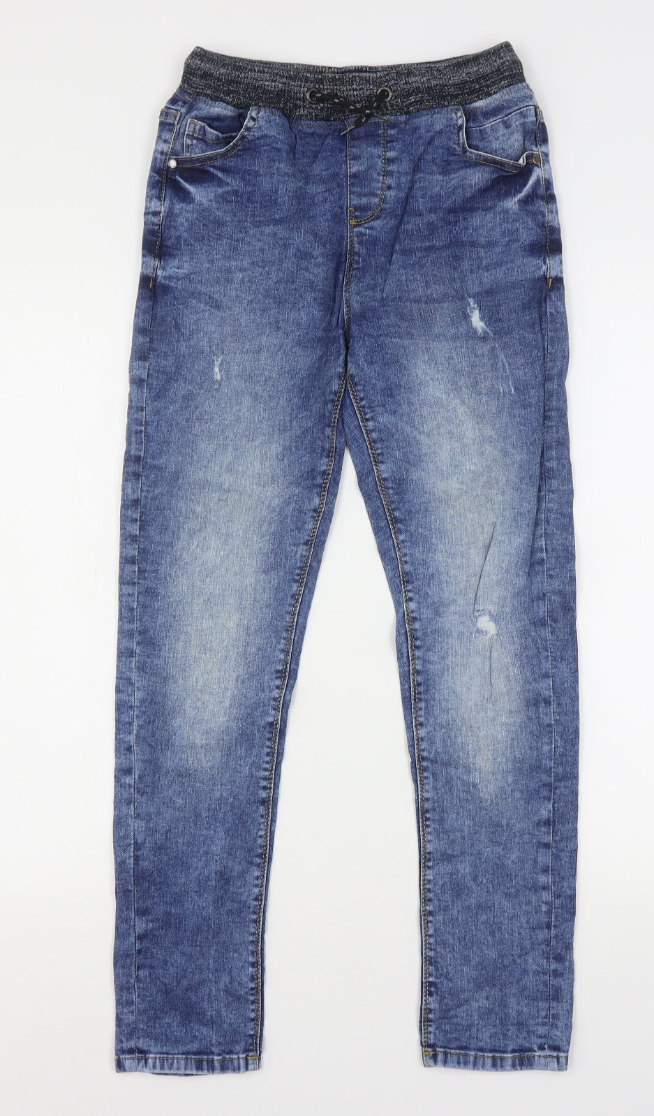 NEXT Boys Blue  Cotton Straight Jeans Size 12 Years  Slim