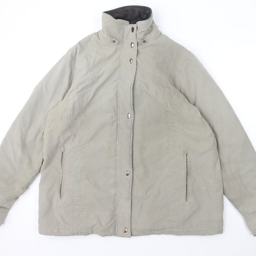 Papaya Womens Grey   Quilted Coat Size 18  Zip