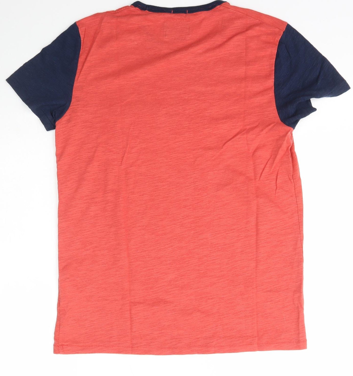 Abercrombie & Fitch Mens Pink  Cotton  T-Shirt Size S Crew Neck  - muscle fit