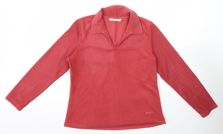 M&Co. Womens Pink  Polyester Pullover Sweatshirt Size M  Pullover