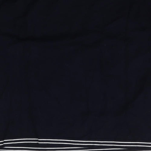 Wallis Womens Blue Scoop Neck  Viscose Pullover Jumper Size M