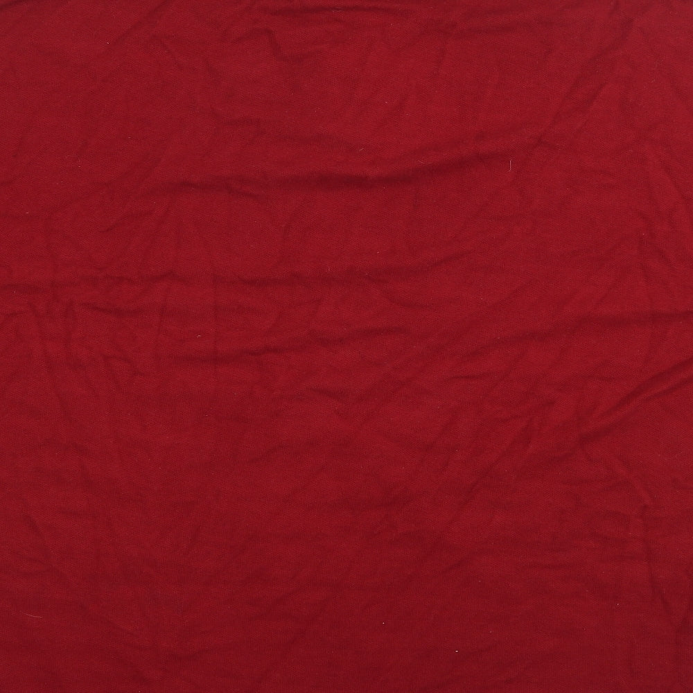 Primark Mens Red  Polyester  Polo Size XL Collared Button