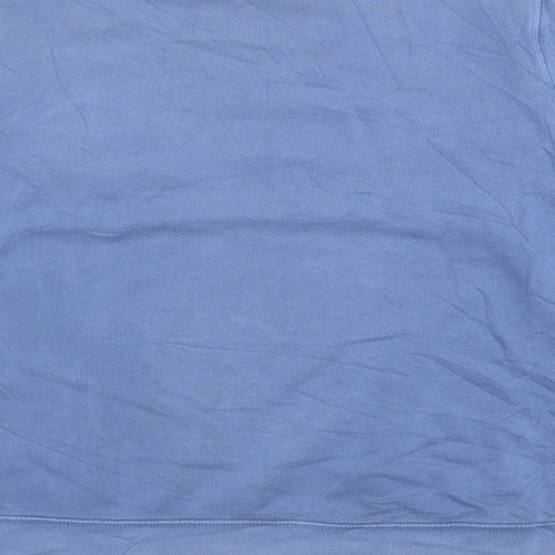 C.S.MMXI Womens Blue  Cotton Pullover Sweatshirt Size M