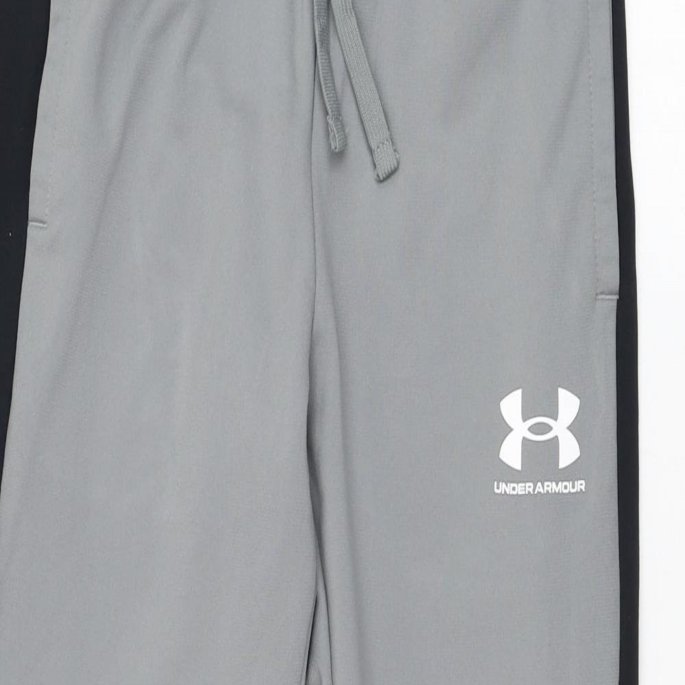 Under armour Boys Grey  Polyester Jogger Trousers Size M  Regular Pullover