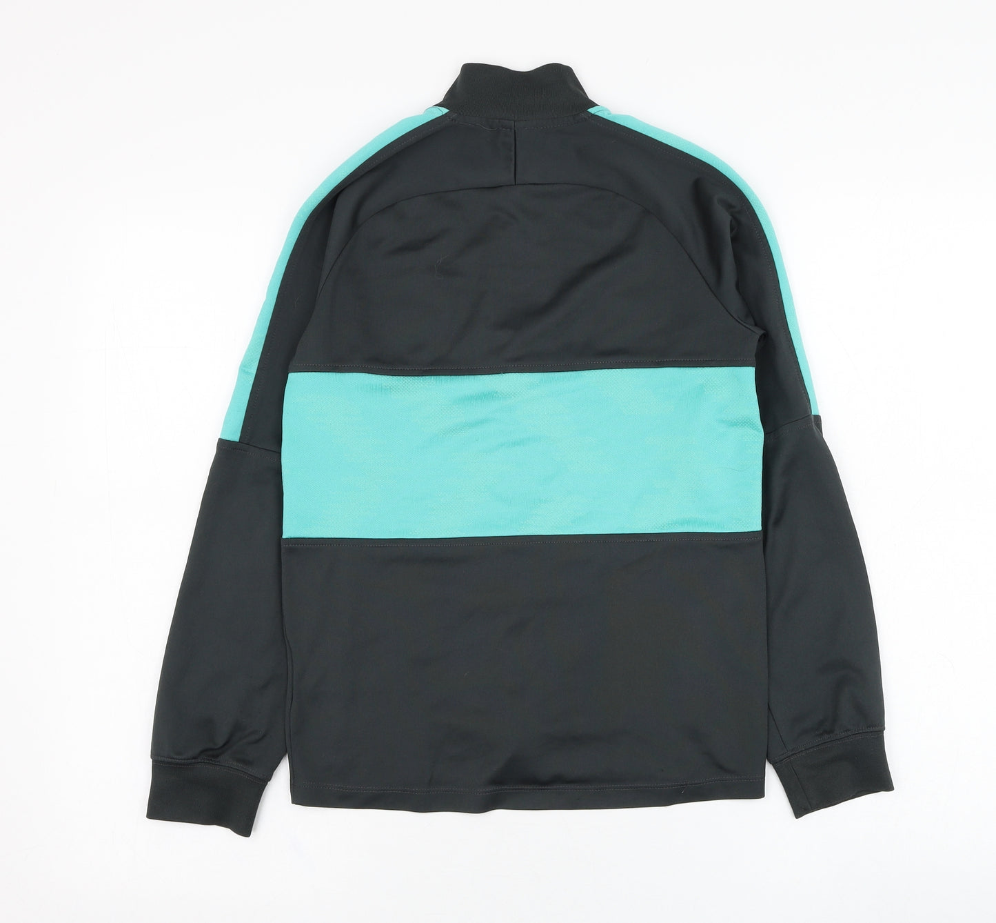 Nike Boys Grey  Polyester Full Zip Sweatshirt Size M  Zip - FC Barcelona