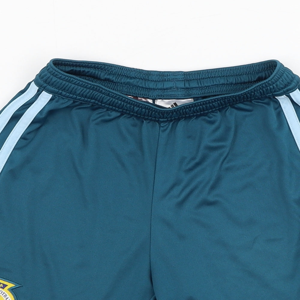 adidas Boys Blue  Polyester Sweat Shorts Size 9-10 Years  Regular  - Northern Ireland Football