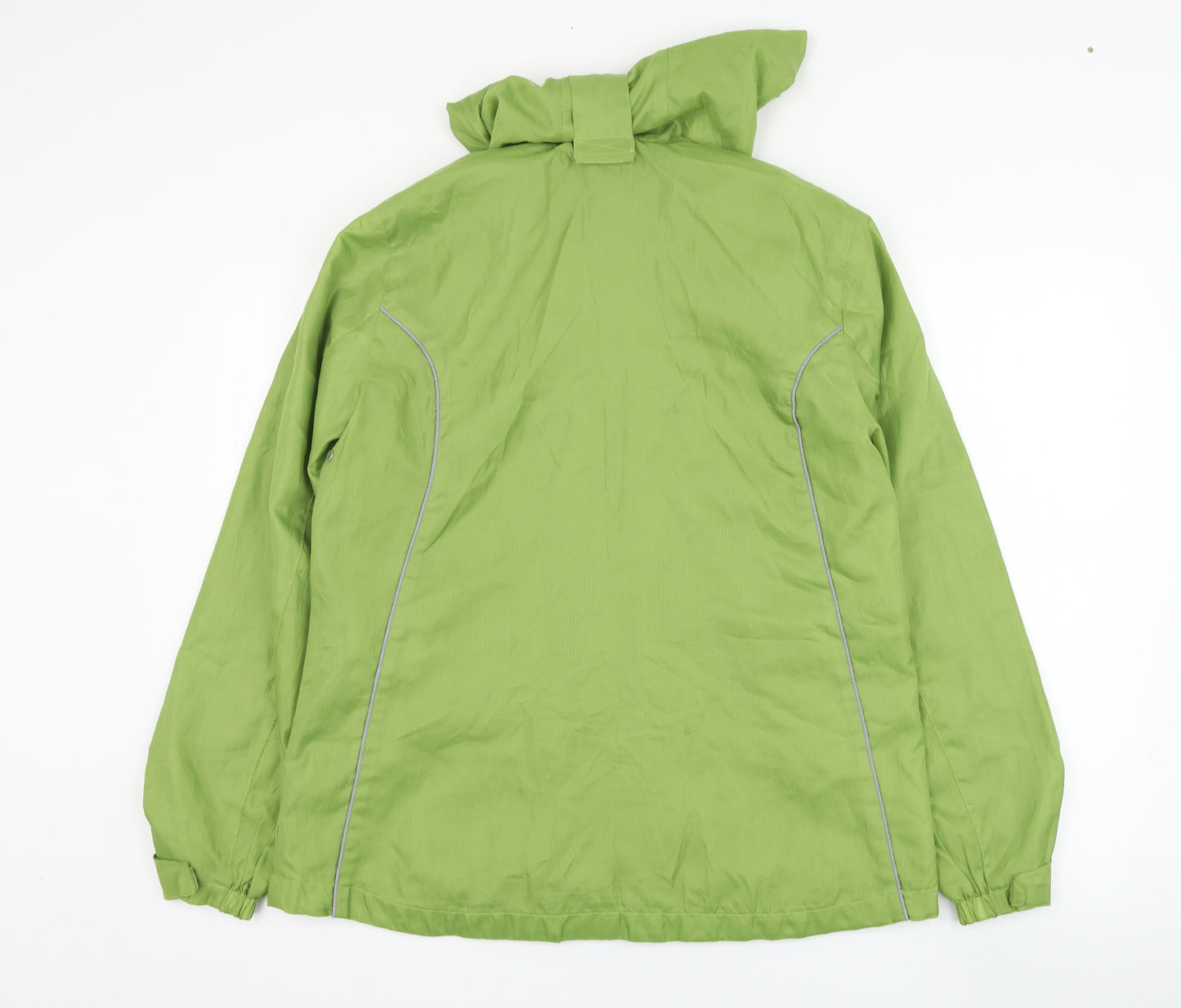 Debenhams Womens Green   Rain Coat Coat Size 14  Zip