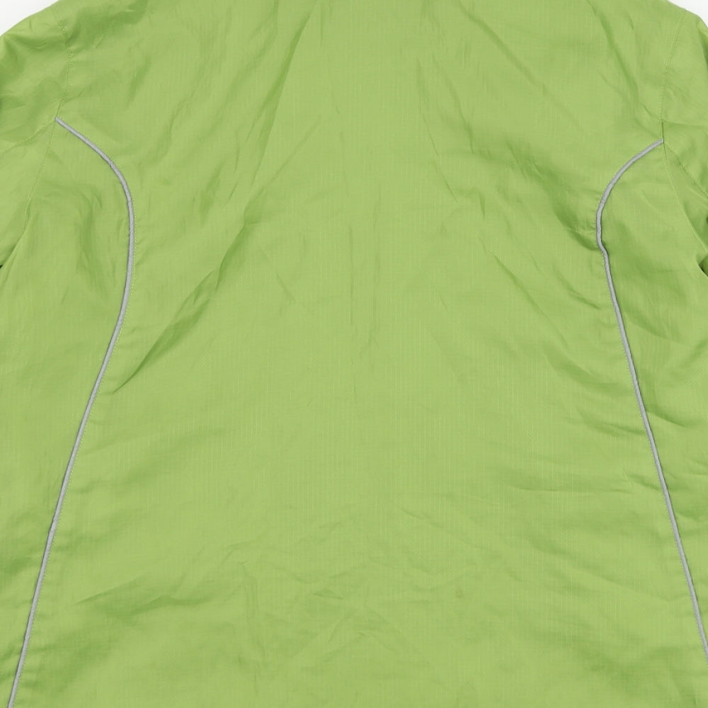 Debenhams Womens Green   Rain Coat Coat Size 14  Zip