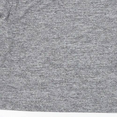 New Look Womens Grey Round Neck  Polyester Pullover Jumper Size L