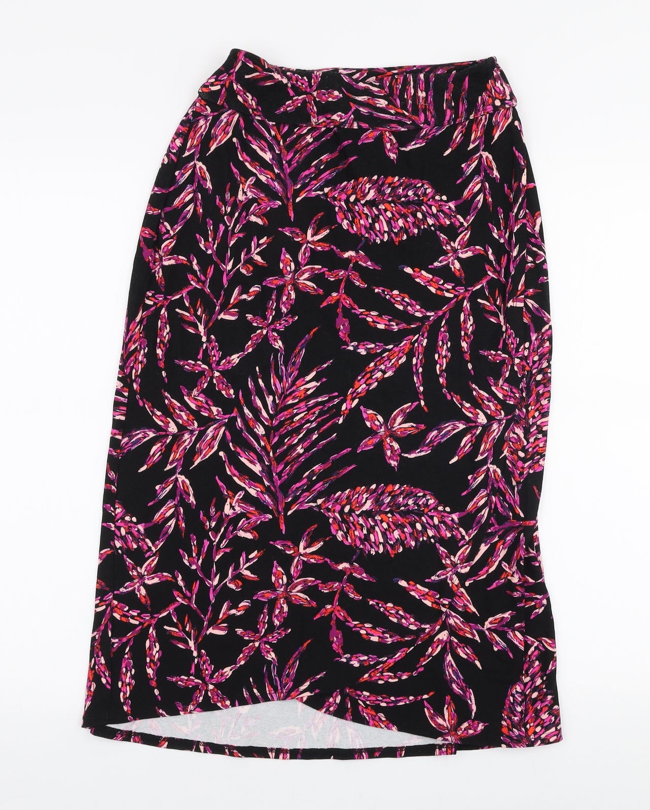 Artisanny Womens Multicoloured Floral Rayon A-Line Skirt Size XS
