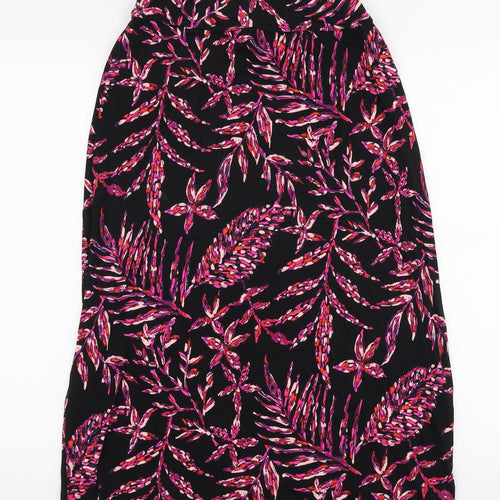 Artisanny Womens Multicoloured Floral Rayon A-Line Skirt Size XS