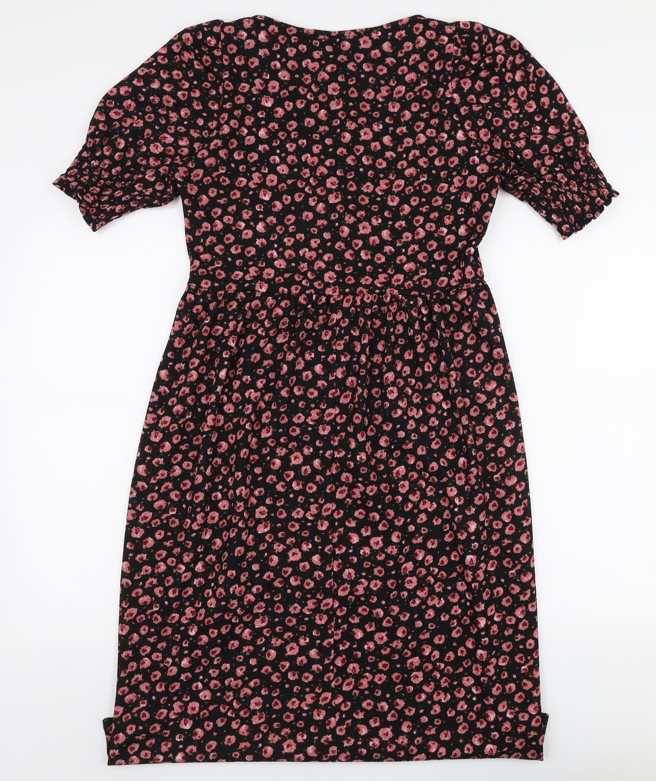Dorothy Perkins Womens Multicoloured Floral Polyester Skater Dress  Size 10  Round Neck Pullover