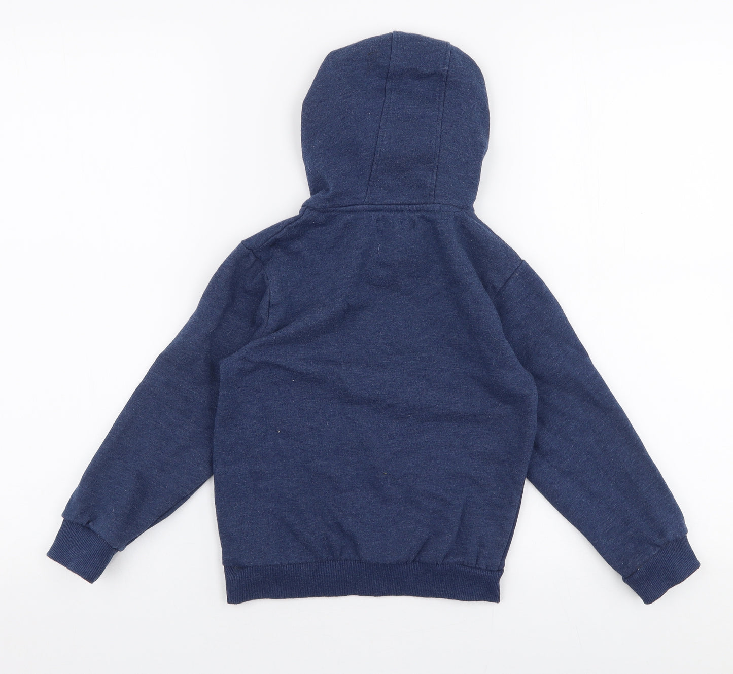 Jeff & Co Girls Blue  Cotton Pullover Hoodie Size 5-6 Years  Pullover - Game on
