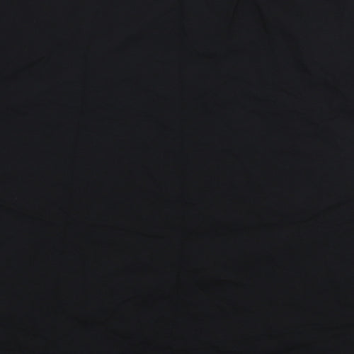 Zara Womens Black  Polyester Jersey T-Shirt Size S Round Neck
