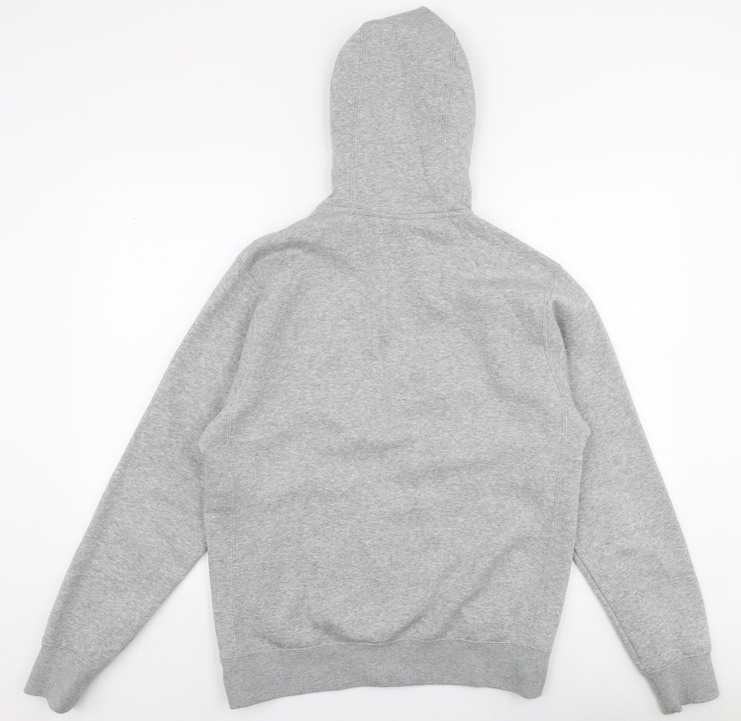 Nike Mens Grey  Cotton Full Zip Hoodie Size S