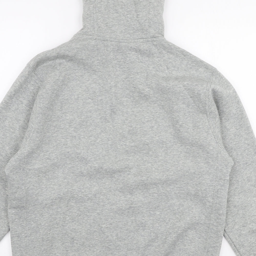 Nike Mens Grey  Cotton Full Zip Hoodie Size S