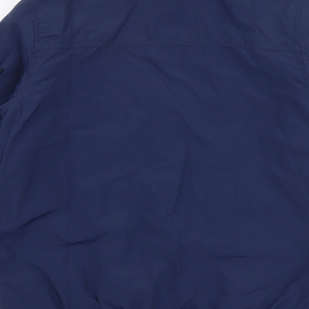 H&M Boys Blue   Bomber Jacket Coat Size 14 Years  Zip