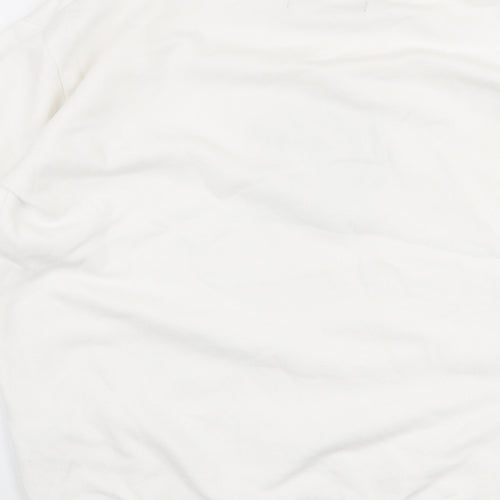 Threadble Womens White  Cotton Pullover Sweatshirt Size 8  Pullover - Zodiac