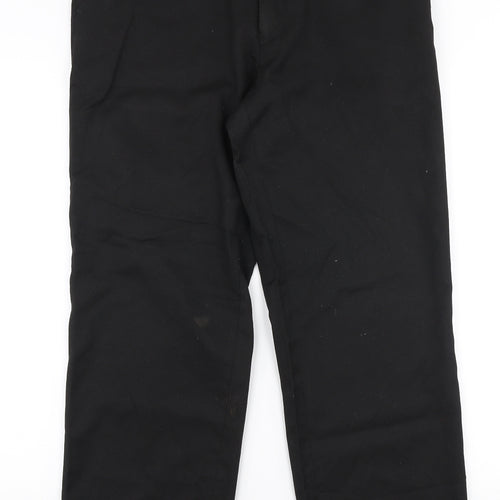 Taylor & Wright Mens Black  Polyester Trousers  Size 34 in L28 in Regular Zip