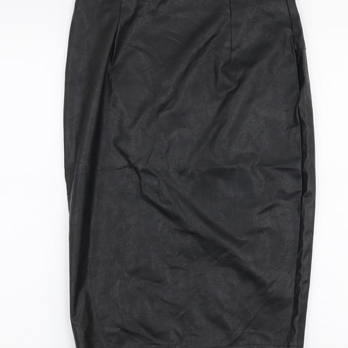 Cherry Koko Womens Black  Polyester Straight & Pencil Skirt Size M   Zip