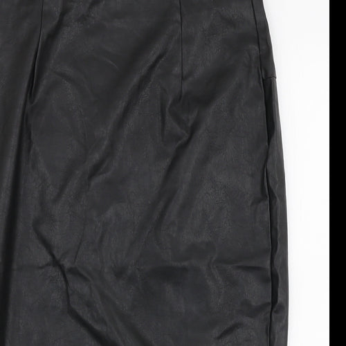 Cherry Koko Womens Black  Polyester Straight & Pencil Skirt Size M   Zip