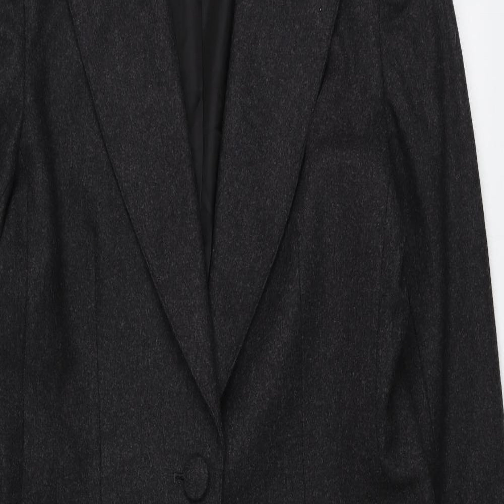 FontanaCouture Womens Grey   Overcoat Coat Size 44
