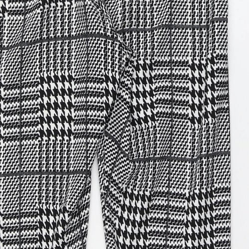 SheIn Womens Multicoloured Houndstooth Polyester Jogger Leggings  L26 in