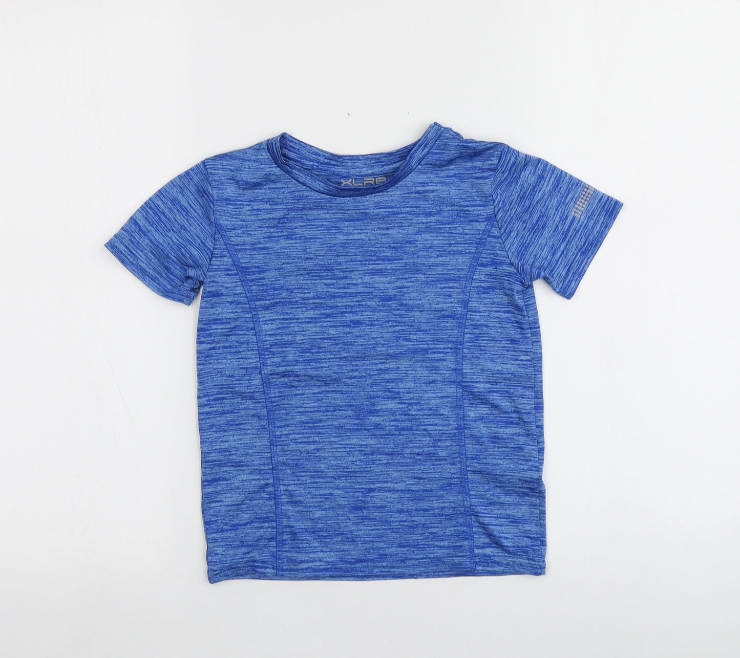 Dunnes Boys Blue  100% Polyester Basic T-Shirt Size 4-5 Years Round Neck