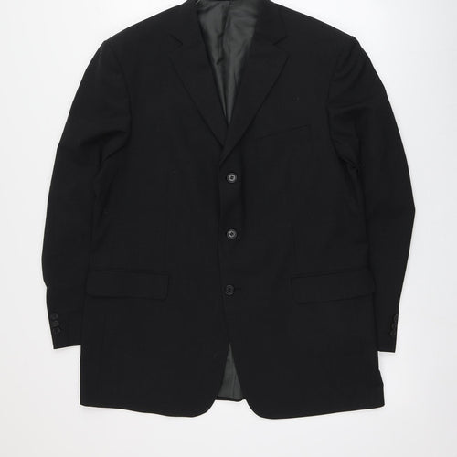 M&S Mens Black   Jacket  Size M