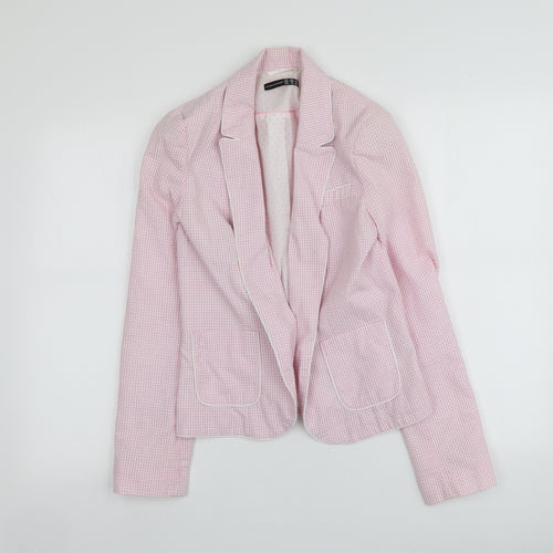 Atmosphere Womens Pink Geometric  Jacket  Size 10