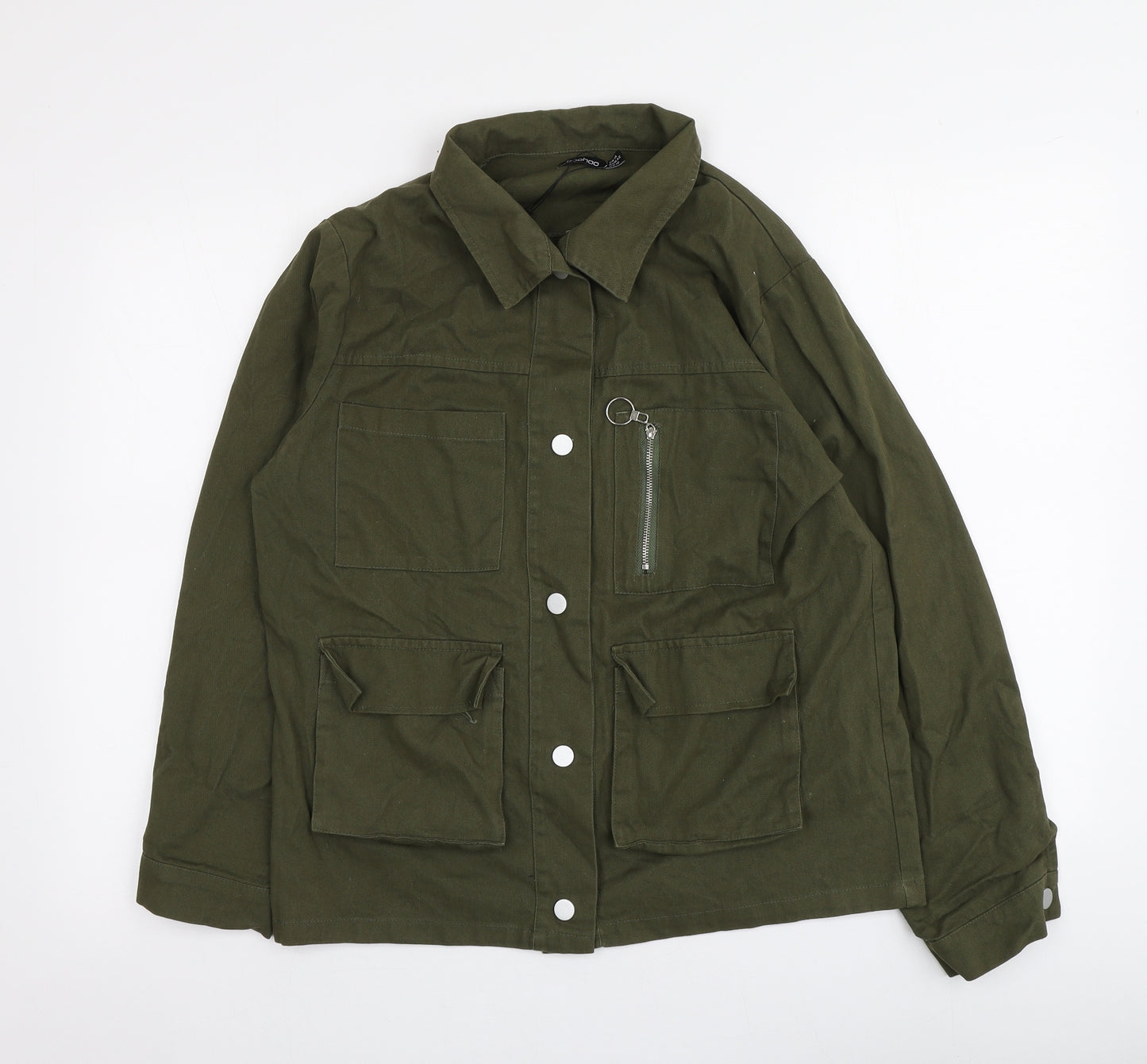 Boohoo Womens Green   Jacket  Size 14