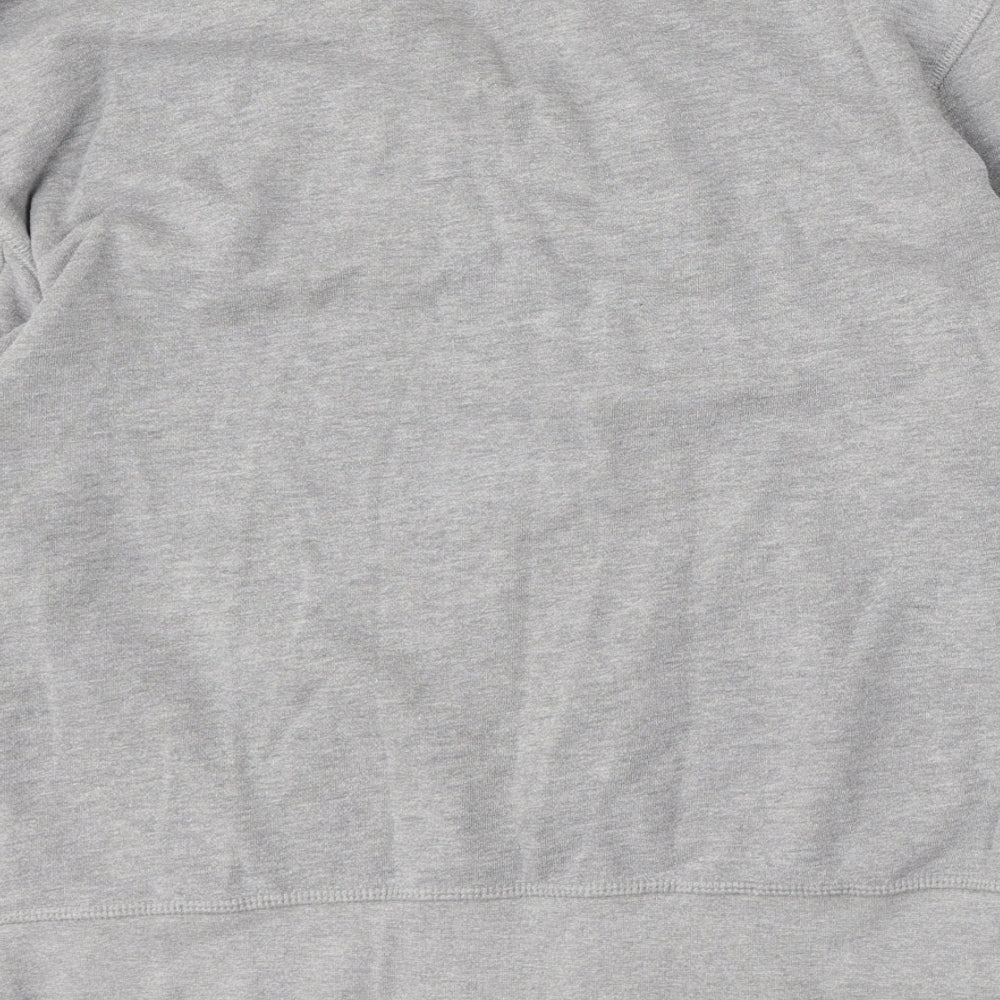 Topshop Mens Grey  Cotton Pullover Sweatshirt Size S