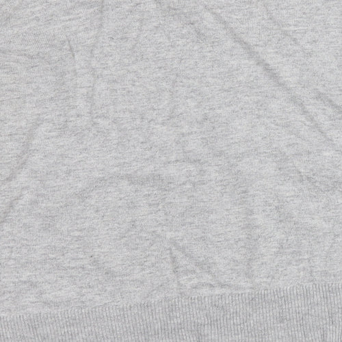 Jack Wills Womens Grey Round Neck  Viscose Pullover Jumper Size 10