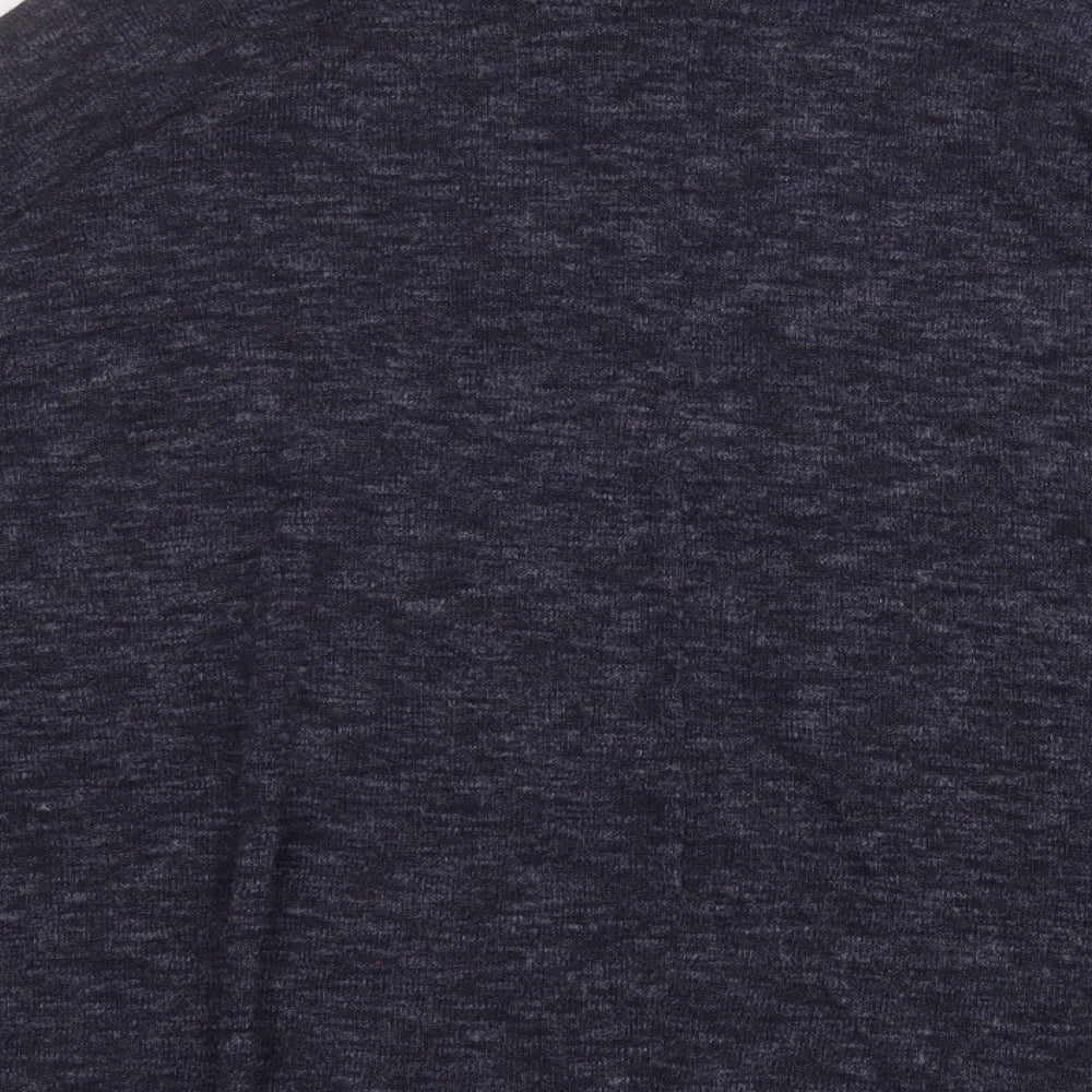 New Look Womens Blue Roll Neck  Polyester Pullover Jumper Size 12