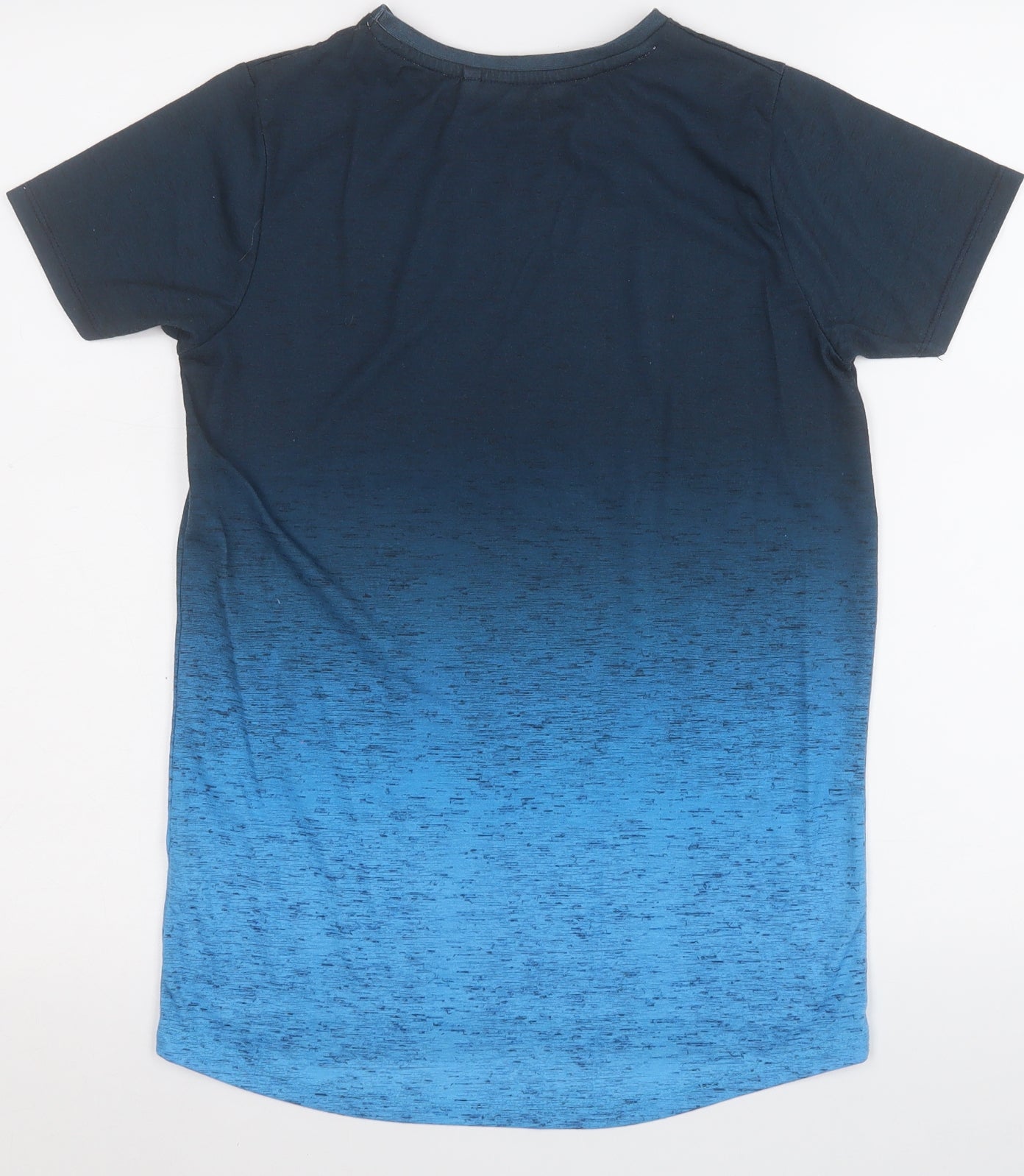 Primark Boys Blue  Polyester Basic T-Shirt Size 11-12 Years Round Neck  - New York City