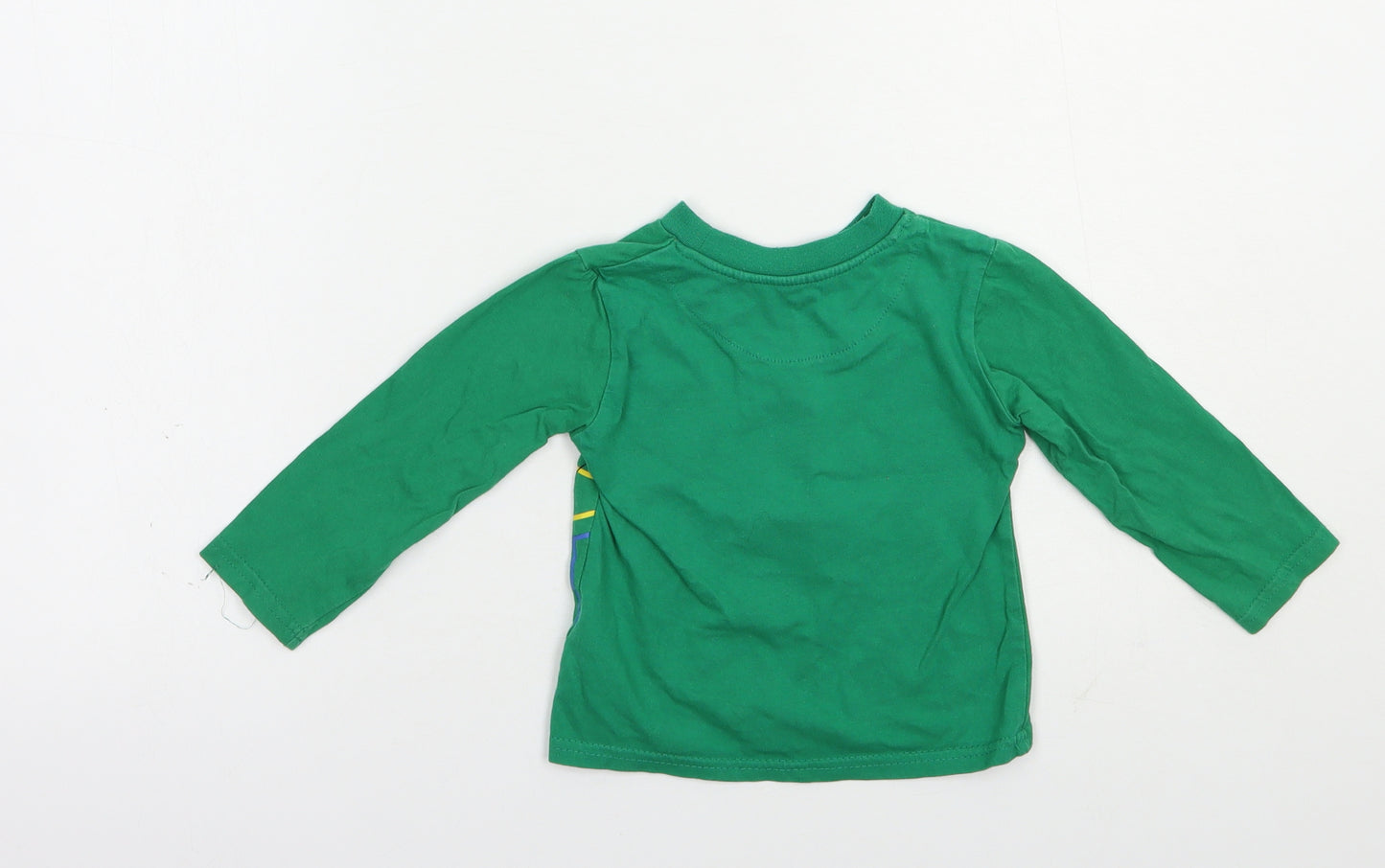 Primark Baby Green  Cotton Kimono T-Shirt Size 18-24 Months Crew Neck Pullover - Mickey Mouse