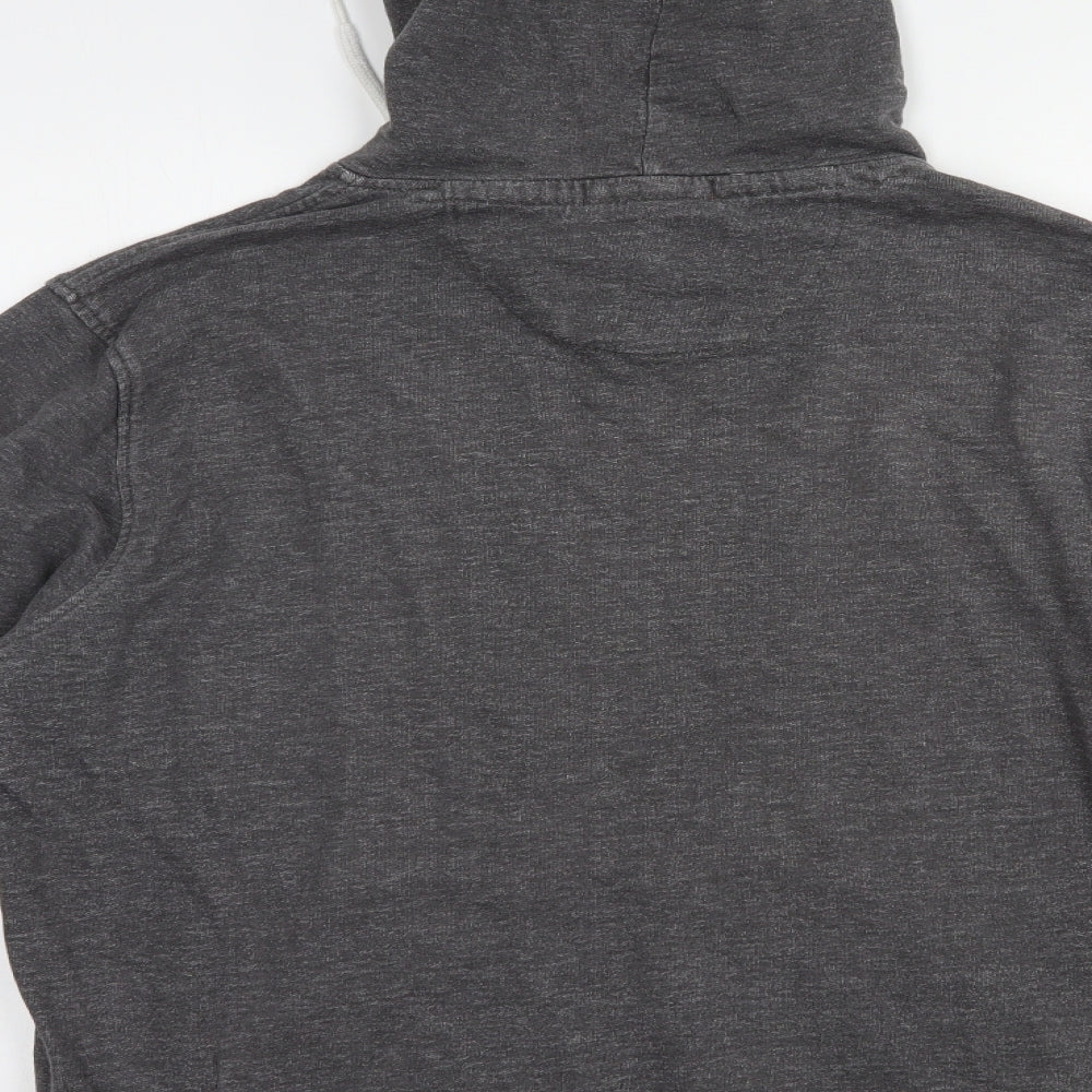 SoulCal&Co Mens Grey  Cotton Pullover Hoodie Size XL