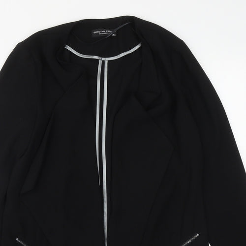 Dorothy Perkins Womens Black   Jacket  Size 10