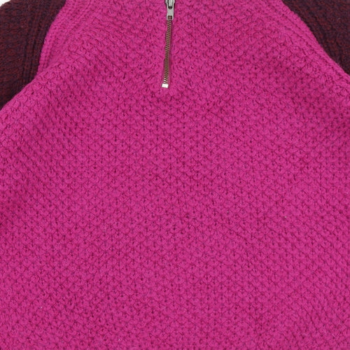 River Island  Womens Multicoloured Round Neck  Acrylic Pullover Jumper Size 10