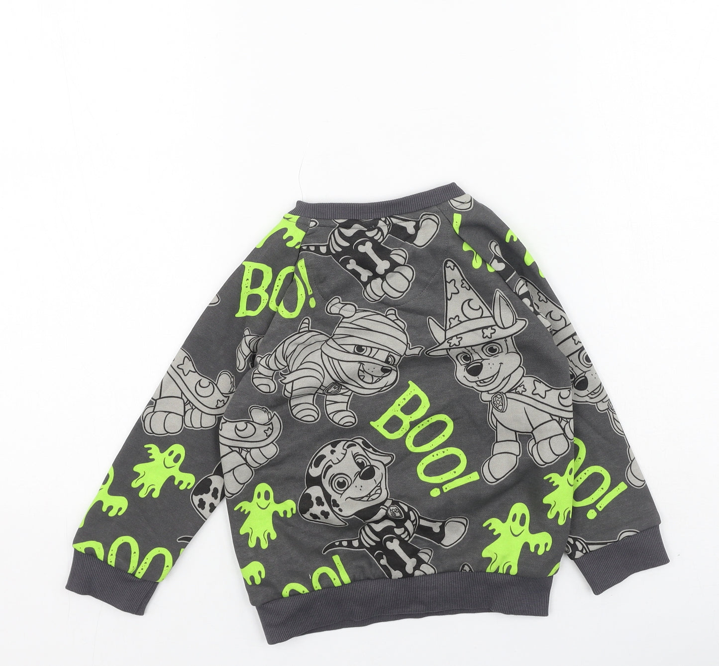 Preworn Boys Multicoloured  Polyester Pullover Sweatshirt Size 2-3 Years   - Paw Patrol