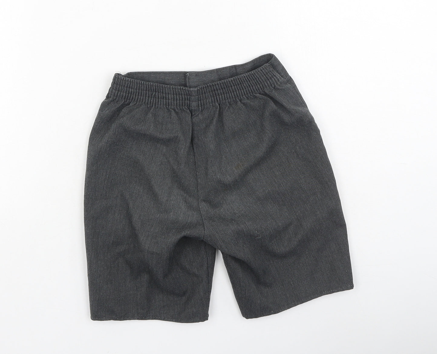 Preworn Boys Grey  Cotton Cropped Trousers Size 5 Years  Regular