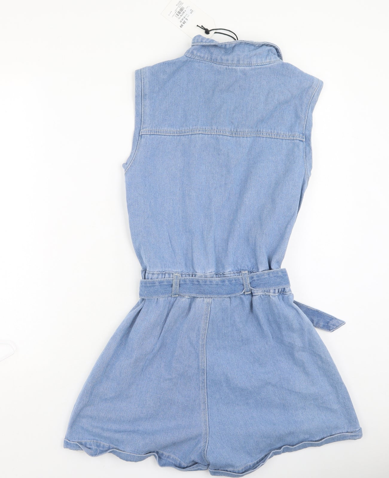 Brave Soul Womens Blue  Cotton Playsuit One-Piece Size M L3 in