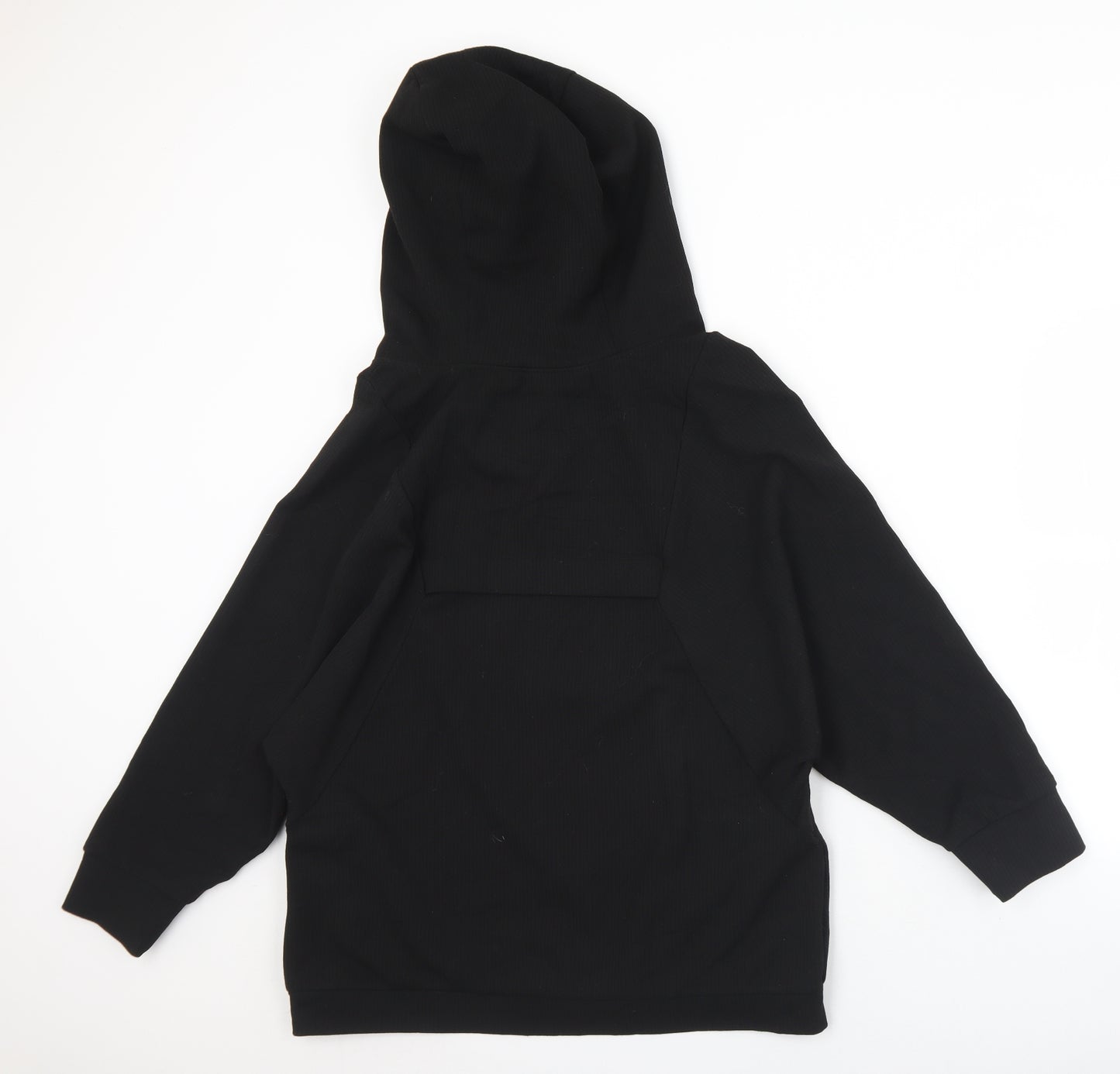 Zara Womens Black  Polyester Pullover Hoodie Size S