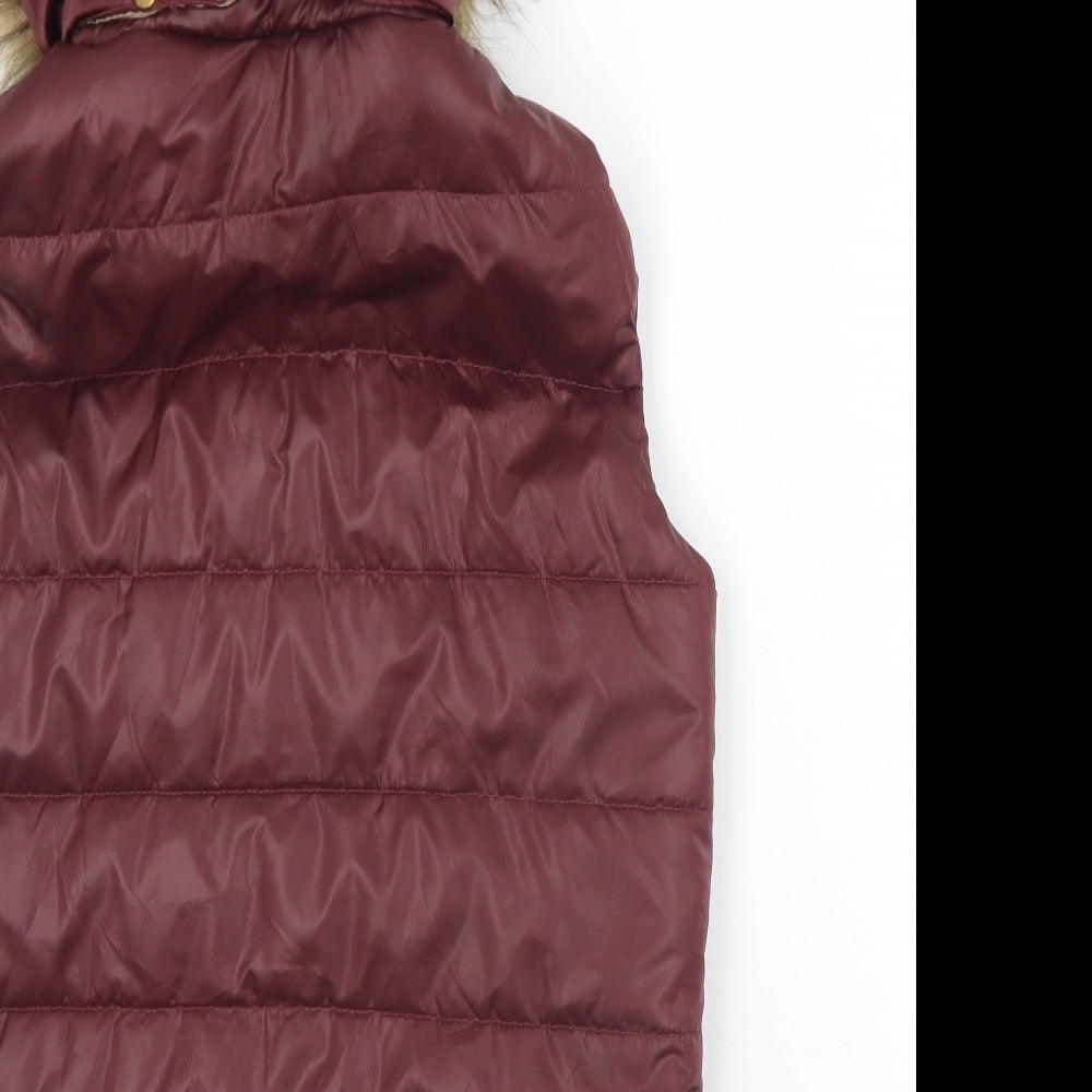 Preworn Womens Purple   Gilet Jacket Size 14  Zip