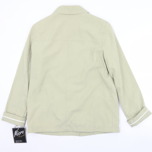 Micro Royale Womens Green   Jacket  Size 12  Button