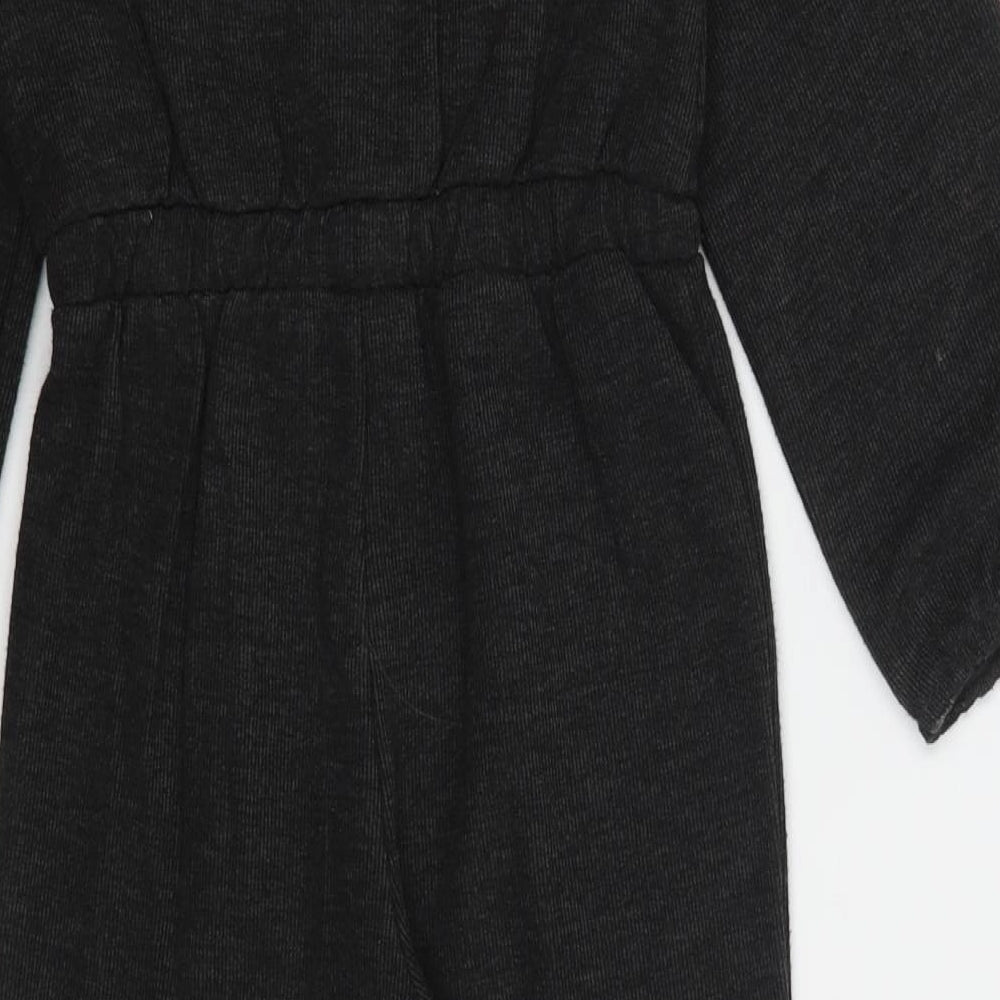 Dunnes Stores Girls Grey  Polyester Coverall One-Piece Size 6-7 Years  Button