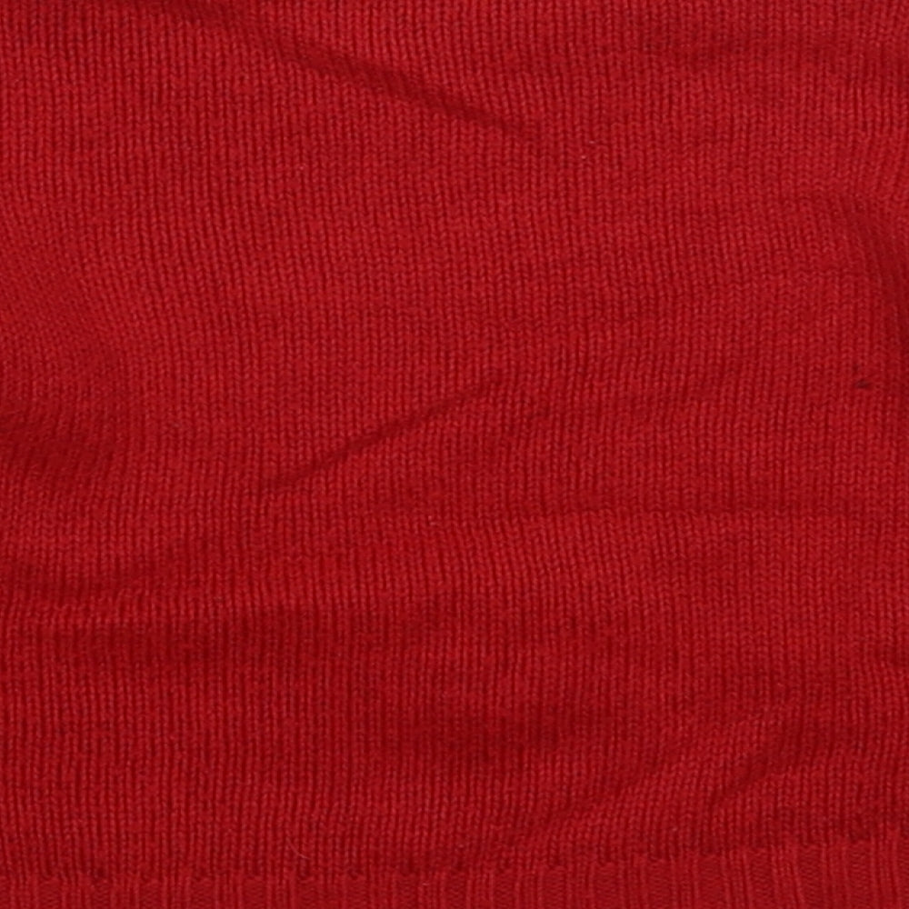 Mothercare Baby Red  Acrylic Pullover Jumper Size 18-24 Months  Pullover - Christmas